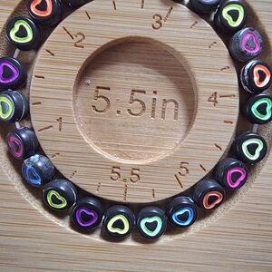 Vibrant Heart Charm Bracelet